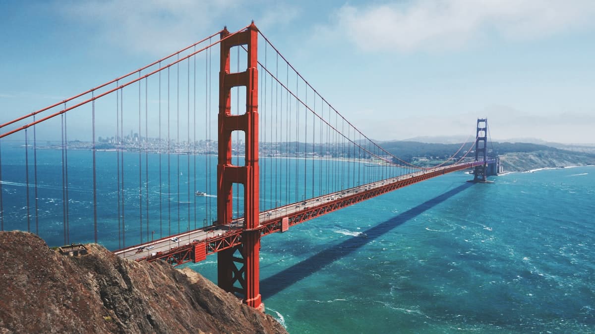 San Francisco Golden Gate Bridge and Bay