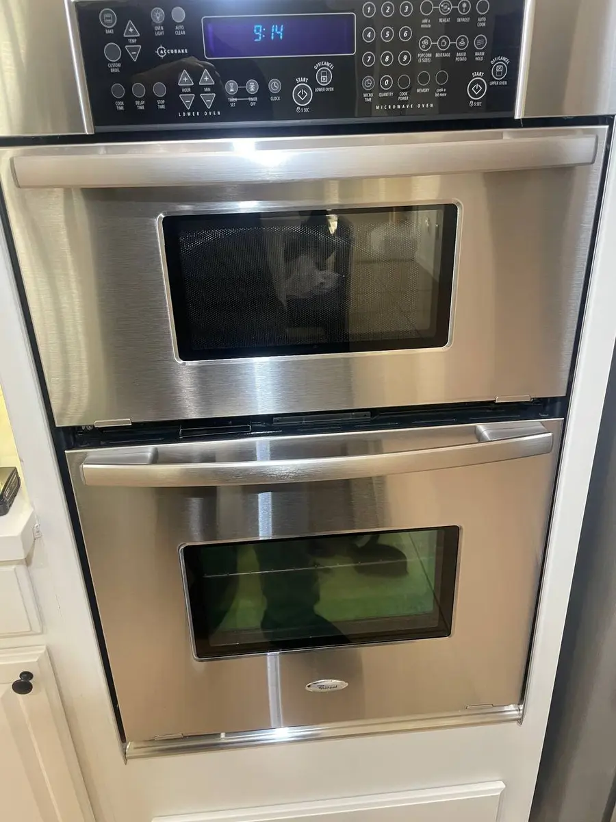 Whirlpool oven and microwave combo unit in kitchen — EasyBear repair
